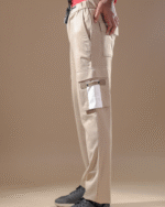 Tencel Bamboo Pant Beige - Image 3