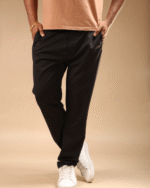 Big Size Tencel Track Pant Black