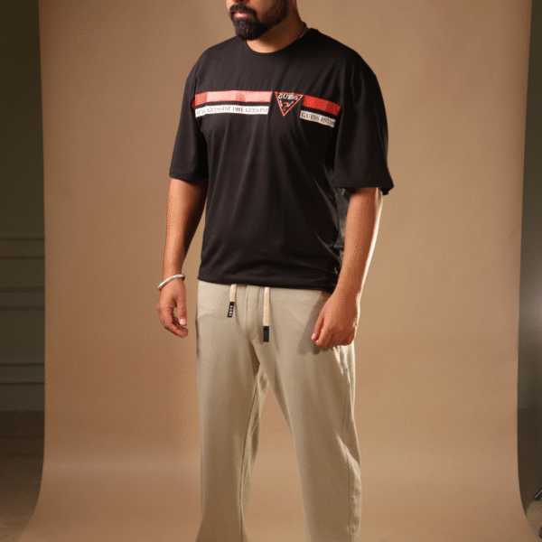 Loosefit Track Pant Hidden Zip E-Green