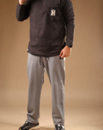 Loosefit Track Pant Hidden Zip T-Gray