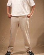 Loosefit Track Pant Repeat Pocket Beige