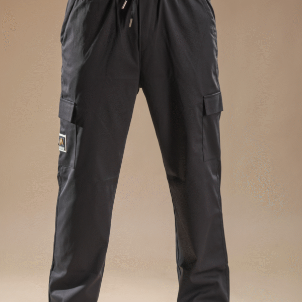 Regular Fit Cotton Cargo Black