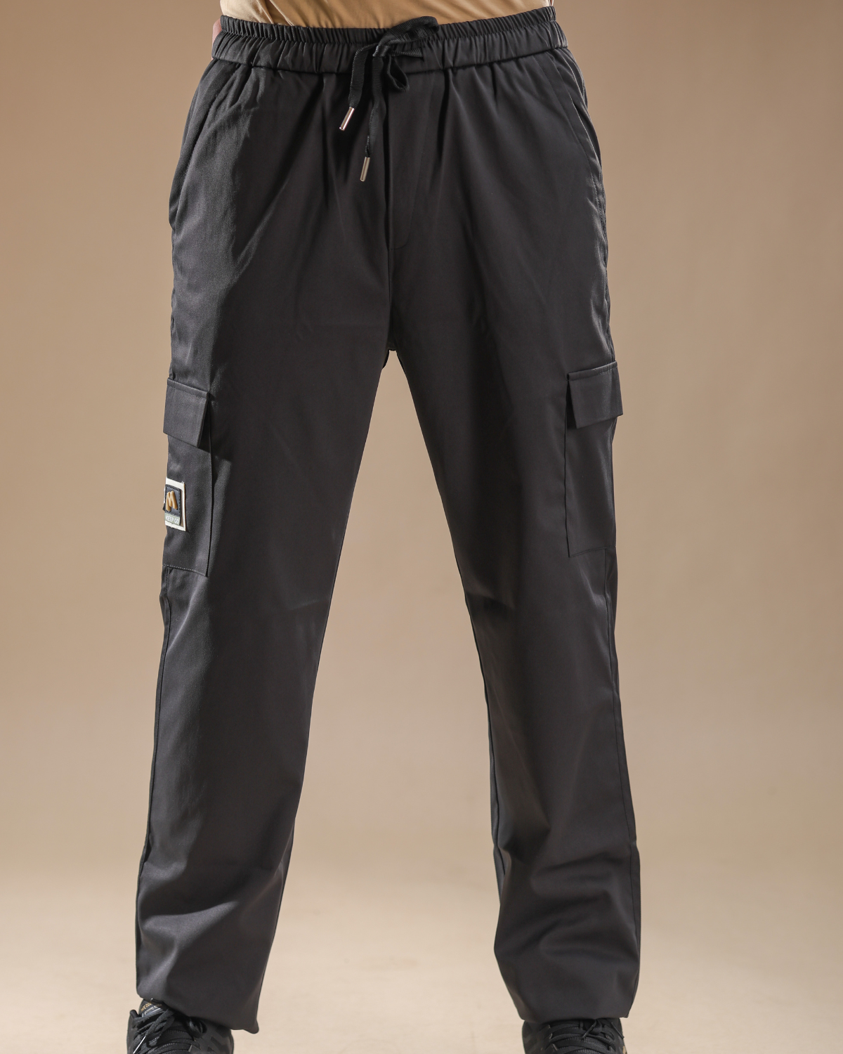 1 Regular Fit Cotton Cargo Black - Image 1