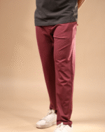 Regular Fit Dobby Pant Wine
