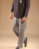 Loosefit Track Pant Hidden Zip T-Gray - Image 3