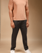 Big Size Tencel Track Pant Black - Image 3