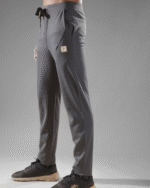 Regular Fit Dobby Track Pant Gray - Image 3