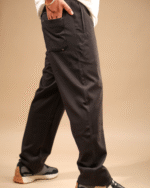 Loosefit Track Pant Repeat Pocket Black - Image 3
