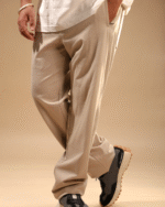 Loosefit Track Pant Repeat Pocket Beige - Image 4
