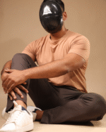 Big Size Tencel Track Pant Brown - Image 4