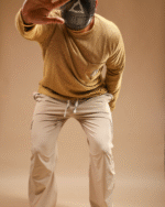 Knitted Full Sleeve Tshirt Beige - Image 2