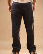 Loosefit Track Pant Hidden Zip Navy - Image 2